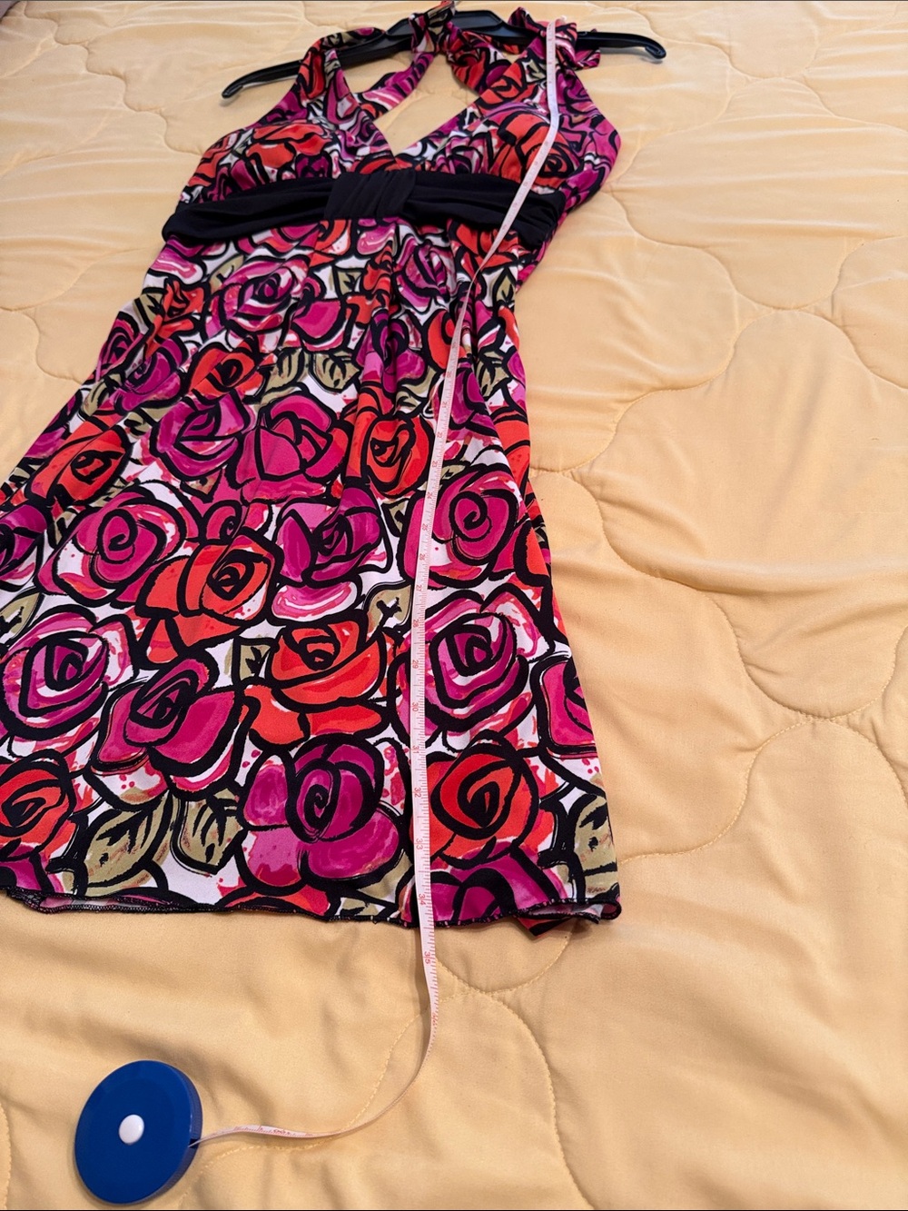 Speechless BOHO Halter Floral Print Dress in Pink & Orange - Picture 6 of 7
